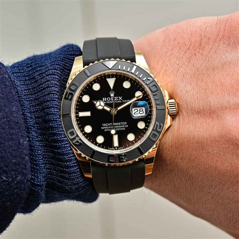 rolex yachtmaster medium gold|yacht master 42 whitehall.